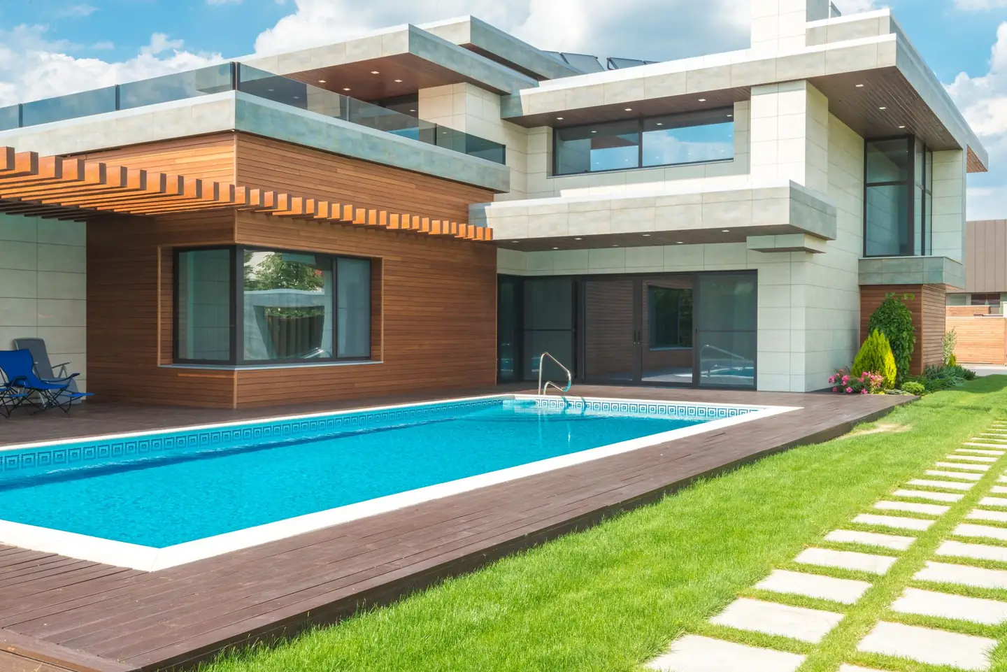 Swimming pool built in Croydon, NSW